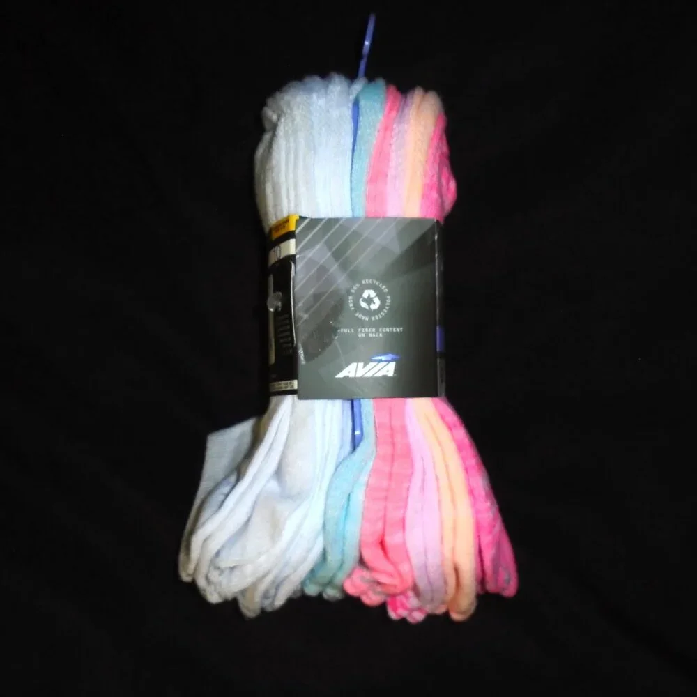 10 pk.  Avia Performance Light Weight Low Cut Socks Mixed Colors - Picture 2 of 3